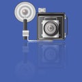 Vintage Press Camera Royalty Free Stock Photo