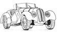 Vintage prewar sportscar