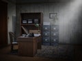 Vintage Private Detective Office, Background