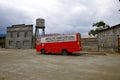 Vintage Production Van and Old West Movie Set in Almeria, Spain.