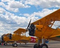 Vintage Propeller Airplanes Royalty Free Stock Photo