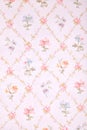 Vintage wallpaper with floral pattern. Royalty Free Stock Photo