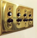 Vintage Push button multiple light switches