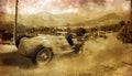 Vintage race car Royalty Free Stock Photo