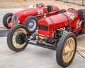 Historic Vintage Race cars red