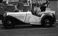 Vintage racing auto parked at Watkins Glenn Grand Prix