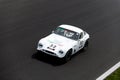 Vintage racing car, classic retro motor sport action, TVR Griffith 400 on asphalt race track