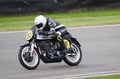 Vintage racing cars-motorbikes and veterans on the track during the Goodwood Festival of Speed