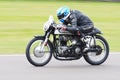 Vintage racing cars-motorbikes and veterans on the track during the Goodwood Festival of Speed