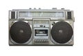 Vintage Radio Cassette Recorder Boombox Royalty Free Stock Photo