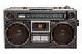 Vintage radio cassette recorder Royalty Free Stock Photo