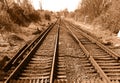 Vintage rail track