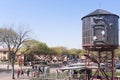 A Vintage Railroad Water Tank, Fort Worth Stockyards