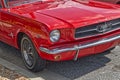 1966 vintage rare red Ford Mustang front corner