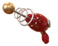 Vintage Ray Gun on white background with clipping path Royalty Free Stock Photo