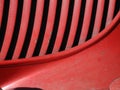 Vintage Red Auto Grille Abstract Background