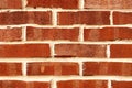vintage red brick wall closeup interior design retro style house home chimney bricks Royalty Free Stock Photo