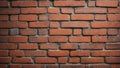 Vintage Red Brick Wall Seamless Texture Background. AI Generation Royalty Free Stock Photo