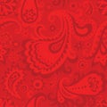 Vintage red decorative seamless pattern background with abstract