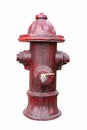 Vintage Red Fire Hydrant Royalty Free Stock Photo