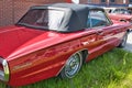 Vintage red Ford Thunderbird convertible Royalty Free Stock Photo