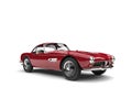 Vintage red old school sports car Royalty Free Stock Photo