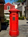 Vintage Red Post Box, Mailbox Royalty Free Stock Photo