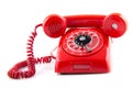 Vintage Red Telephone Royalty Free Stock Photo