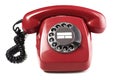 Vintage Red Telephone Royalty Free Stock Photo