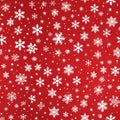 Vintage red and white christmas seamless pattern in solid vector style with pastel colors Royalty Free Stock Photo