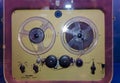 Vintage reel player. Close up Royalty Free Stock Photo