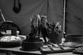 Vintage Replica Viking Objects On Display