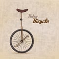 Vintage Retro Bicycle Royalty Free Stock Photo