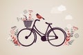 Vintage Retro Bicycle Background