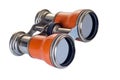 Vintage retro binoculars Royalty Free Stock Photo