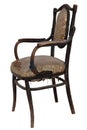 Vintage retro broken wooden chair