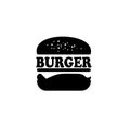 Vintage Retro Burger logo design inspiration