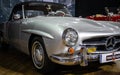 Vintage retro car Mercedes-Benz 190SL Roadster on 54th Belgrade international car and motor show.