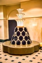 Vintage Retro Cone Seat at the Magnificent Mayo Hotel, Tulsa, Oklahoma. Restored Art Deco Tourisim Destination