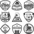 Vintage Retro Labels Set Royalty Free Stock Photo