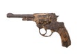 Vintage revolver rusted