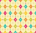 Vintage rhombus pattern