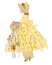 Vintage Ribbon Paper Doll