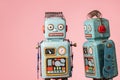 Vintage robot tin toy Royalty Free Stock Photo