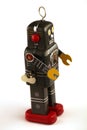 Vintage robot tin toy Royalty Free Stock Photo