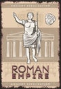 Vintage Roman Empire Poster