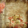 Vintage romantic background Royalty Free Stock Photo