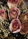 Vintage roses bouquet