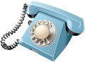 Vintage rotary dial telephone