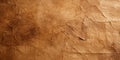 Vintage rough paper texture background, old brown kraft wrapping sheet